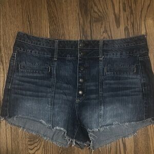 American eagle high waisted denim shorts